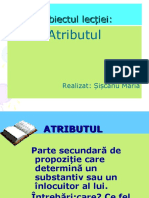 Atributul1 Pptclasa 8