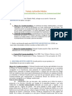 Aplicación Práctica - Bloque de Constitucionalidad y Control de Convencionalidad