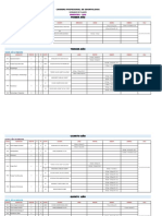 HORARIO 2020 SEMESTRE I