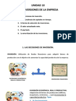 1 Unidad 10 LAS INVERSIONES DE LA EMPRESA EVAGD