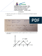 Atividade I - Cálculo Diferencial e Integral I