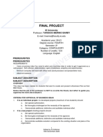 Final Project Business Plan