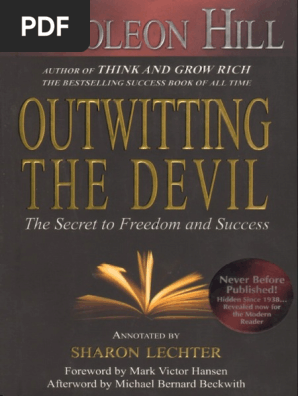 why does napoleon hill say cigarettes in outwitting the devil - | PDF | Anger why does napoleon hill say