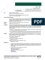 Fabreeka Thermal Insulation Material