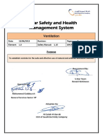 SEC Standards - 1.3 - 5-Star Safety and Health Management System - Ventilation