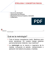 Metrología y Conceptos Físicos