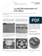 Metallography and Microstructures of Titanium