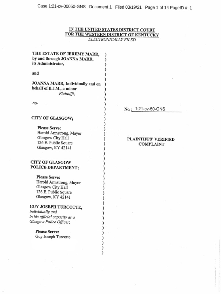 Redacted Lawsuit | PDF