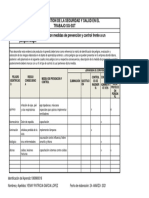 Matriz de Jerarquizacion Con Medidas de Prevencion y Control Frente A Un Peligro-Riesgo