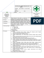 Sop Pemeriksaan Malaria Menggunakan RDT