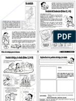 SESION 01 Ficha. Las Parabolas Parábolas de Vida Saludable