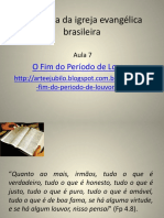 Silo.tips a Hinodia Da Igreja Evangelica Brasileira