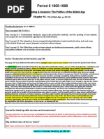 Period 6 1865-1898: Guided Reading & Analysis: The Politics of The Gilded Age Chapter 19