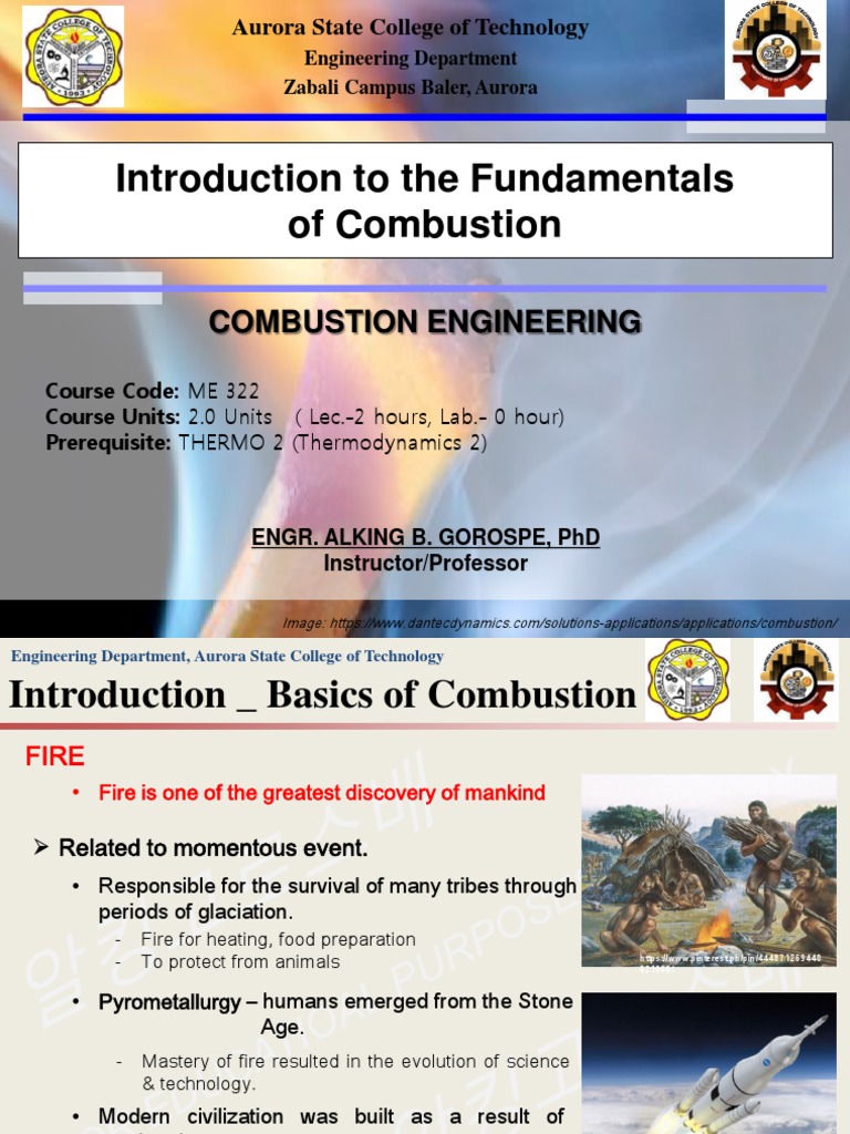 Fundamentals of Combustion Engineering | PDF | Combustion | Fires