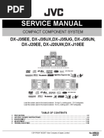 JVC DXJ 20 Service Manual