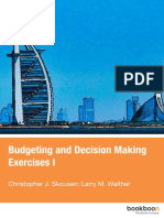 Budgeting and Decision Making Exercises I