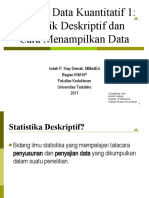 Statistik Deskriptif Dan Penampilan Data