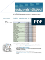 MGH Residents' Digest Réservé Aux Employés: Covid-19 Redeployment P9-11