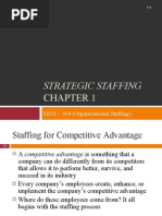 Chapter 1 Strategic Staffing