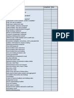 Audit Planning Checklist