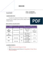 Resume - Anif Raja