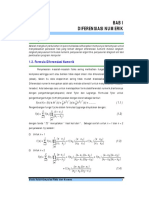 Bab 1 Difererensial Numerik