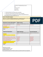 Cost Benefit Analysis