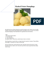 Instant Potato Dumpling Recipe