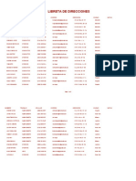 Libreta de Direcciones