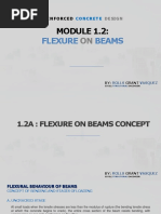 Module 1.2 - Flexure in Beams