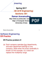 Software Engineering: 22C:180 (S/W Engineering) Sections: 001