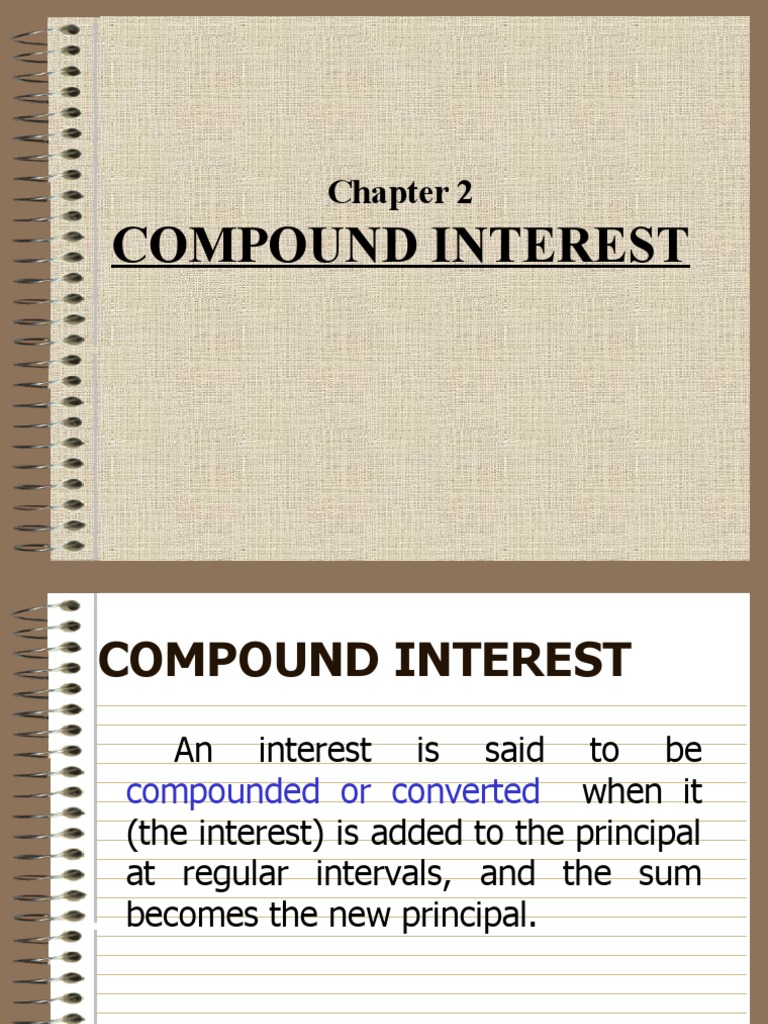 Understanding Compound Interest Methods | PDF | Compound Interest ...