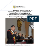 2008-07-25-Intervención-Presidencial-Clausura-Asamblea-Constituyente