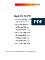 2Gb Ddr3 Sdram: Lead-Free&Halogen-Free (Rohs Compliant)