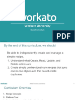 Workato University: Basic Curriculum