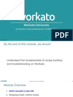 Workato University: Introduction To Recipe Building and Troubleshooting