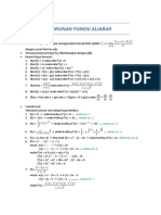 Turunan Fungsi Aljabar