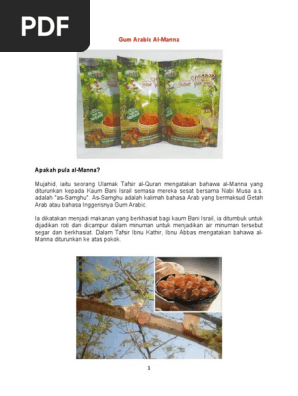 Gum Arabic Al Pdf