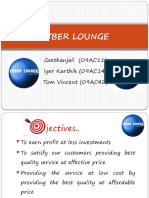 Cyber Lounge: Geethanjali (09AC11) Iyer Karthik (09AC14) Tom Vincent (09AC42)