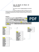 Ejercicios de Diseño de Bases de Datos Relacionales