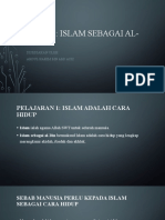 Islam Sebagai Cara Hidup