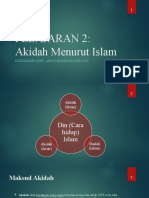 AKIDAH PELAJARAN