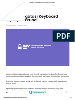 (Mudah!) Cara Membuka Keyboard Laptop Yang Terkunci
