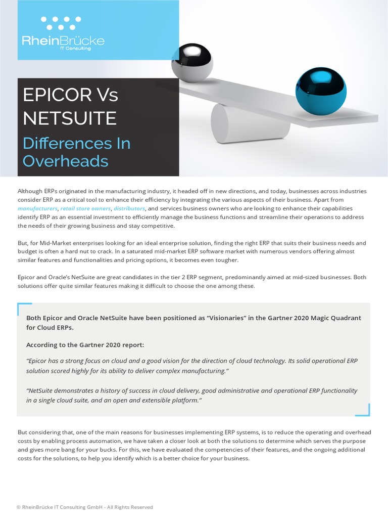Epicor Vs Netsuite FS PDF