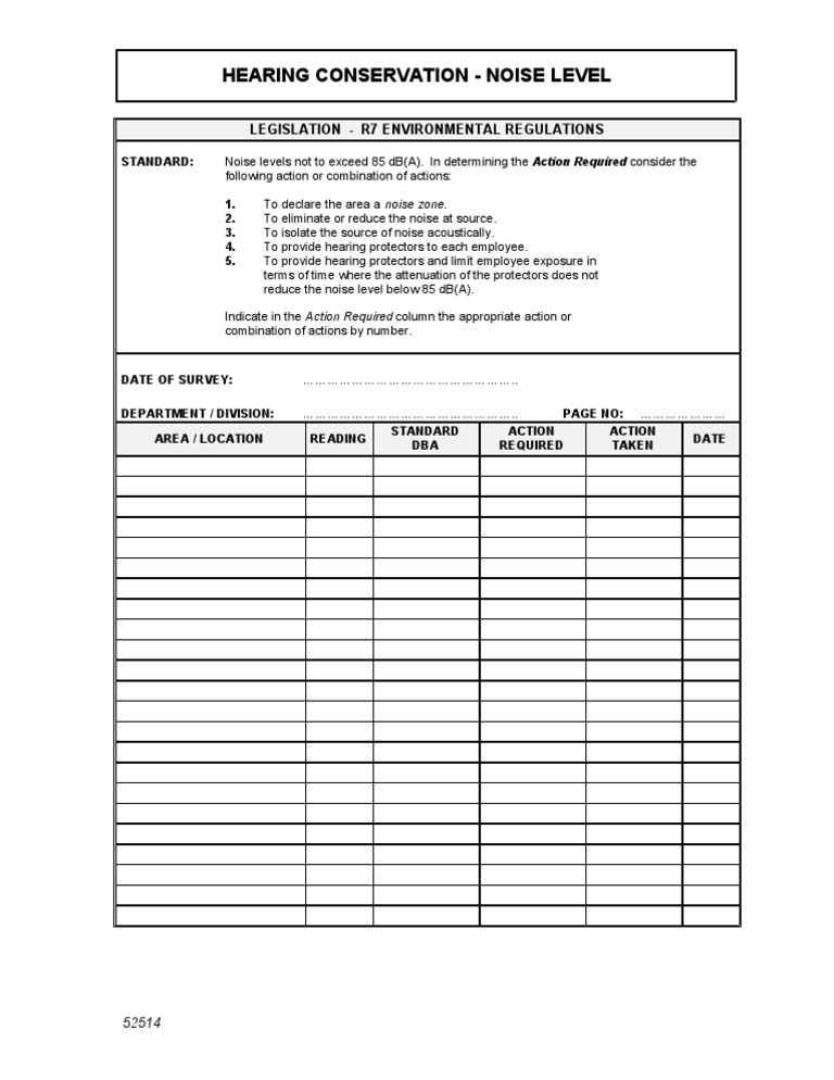 Noise Control Measures for Hearing Safety | PDF | Computers ...