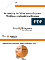Meet Magento Roadshow Hamburg - Auswertung der Umfrage