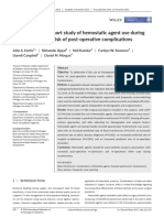 A Retrospective Cohort Study of Hemostatic Agent Use During Hysterectomy and Risk of Post Operative Complications