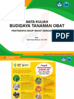 MATERI 2 Pentingnya Hidup Sehat Dengan Tanaman Obat