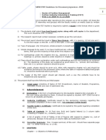 FIIT 2020 Guidelines For Documentation