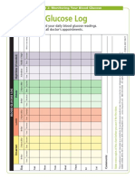 Blood Glucose Log